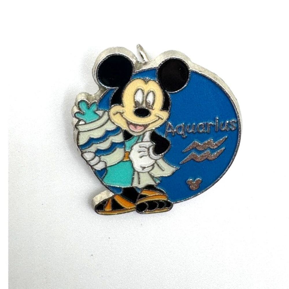 Zodiac Sign Hidden Mickey Wave A Set 5 Mickey Aquarius Disney Pin - Picture 1 of 4